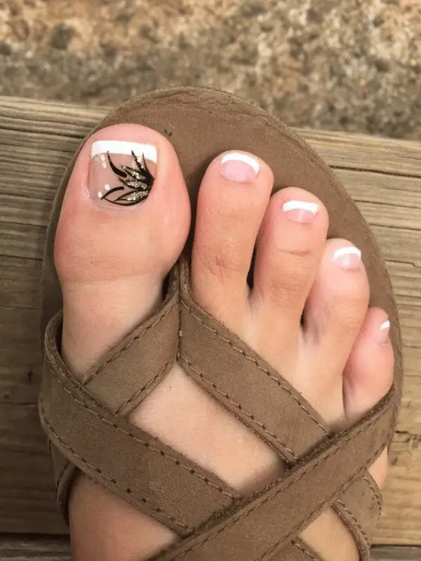 French Toe nails