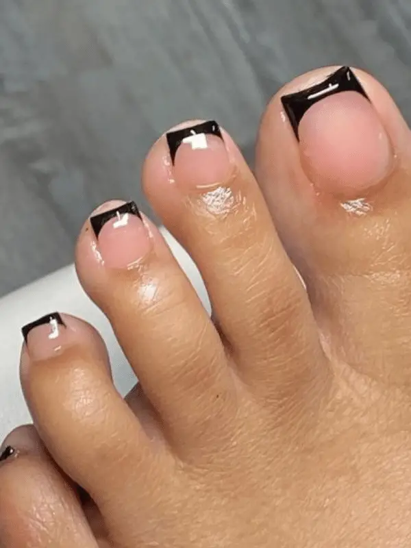 French Toe nails