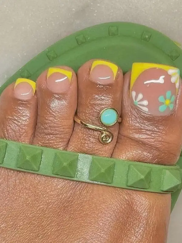 French Toe nails