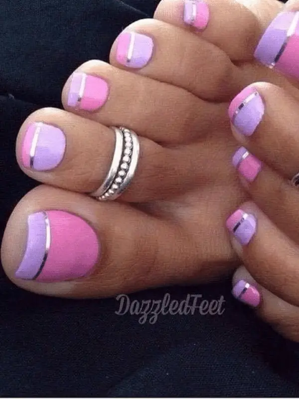 French Toe nails