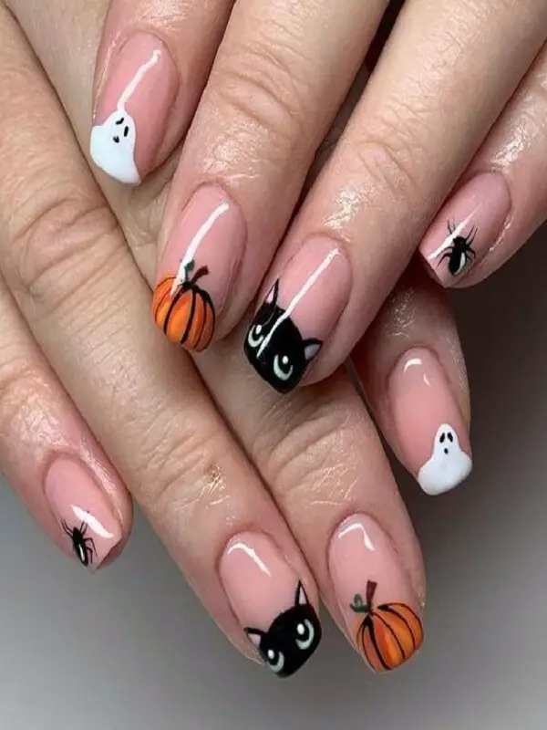 Halloween nails 