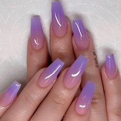 Lavender nail