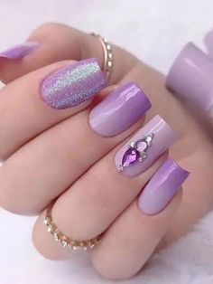 Lavender nail