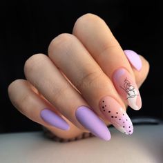 Lavender nail