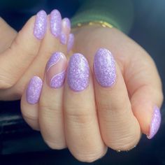 Lavender nail