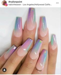 Ombre Acrylic Nails