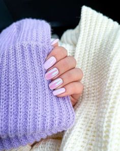 Lavender nail