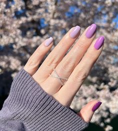 Lavender nail