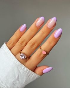 Lavender nail