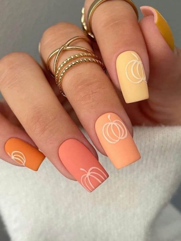 Pumpkin Nail