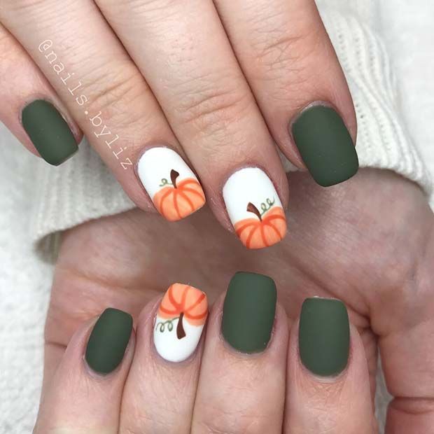 Pumpkin Nail