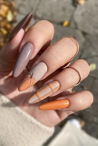 Pumpkin Nail