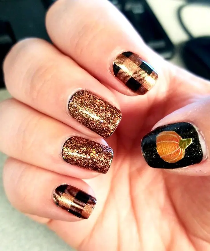 Pumpkin Nail