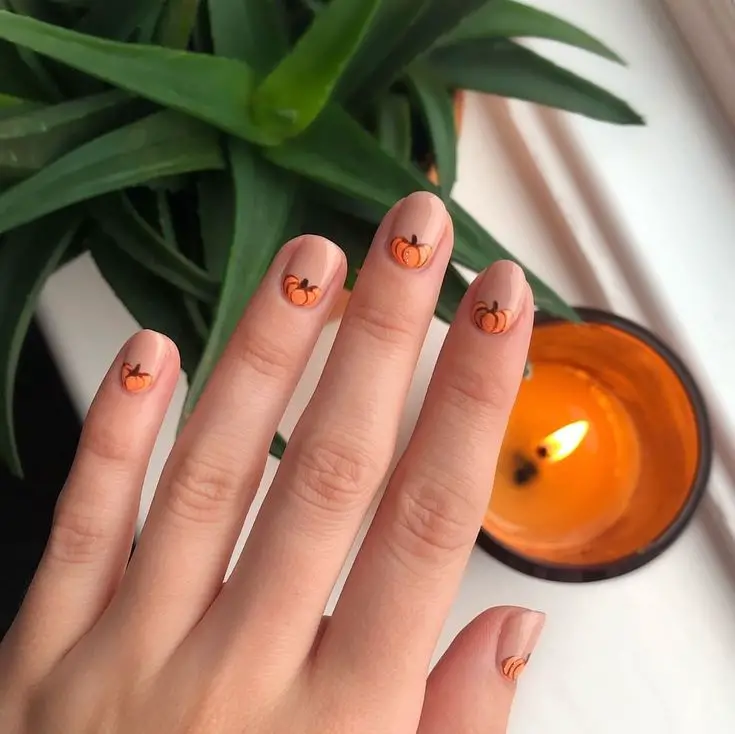 Pumpkin Nail