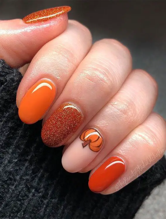 Pumpkin Nail