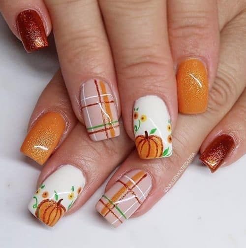 Pumpkin Nail