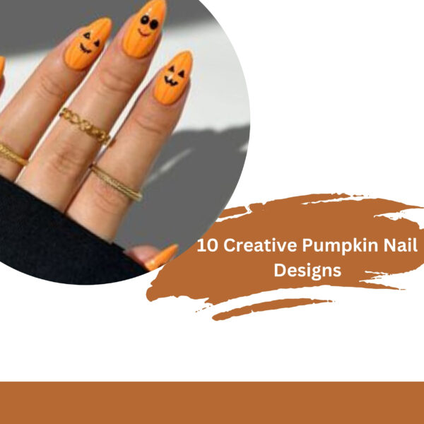 10 Creative Pumpkin Nail Designs