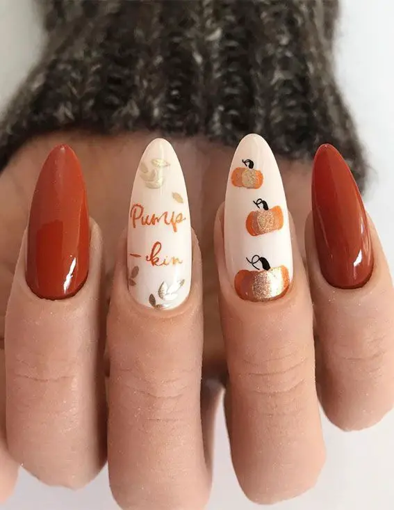 Pumpkin Nail